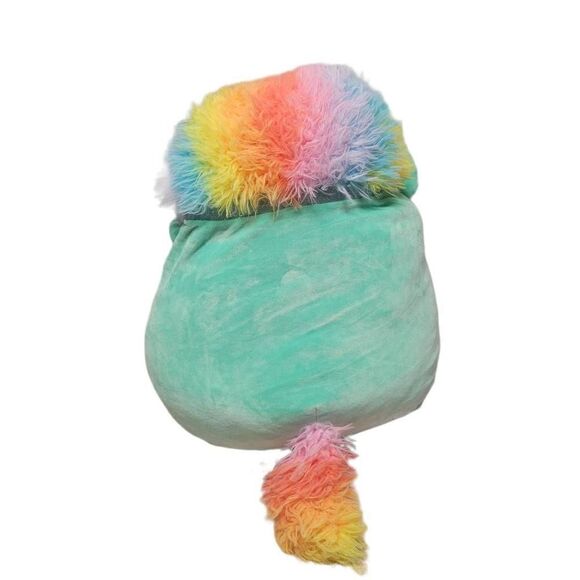 KellyToy Squishmallow 16" Squish Doo Kennedy the Mint Green Rainbow Unicorn - Picture 2 of 5